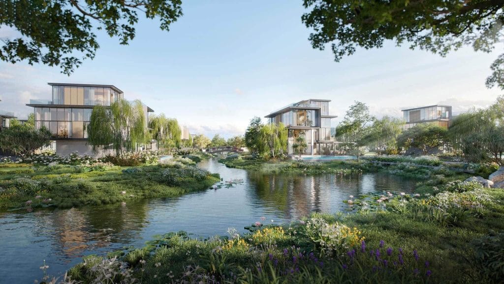 Biệt thự ven sông tại Alluvia City Văn Giang